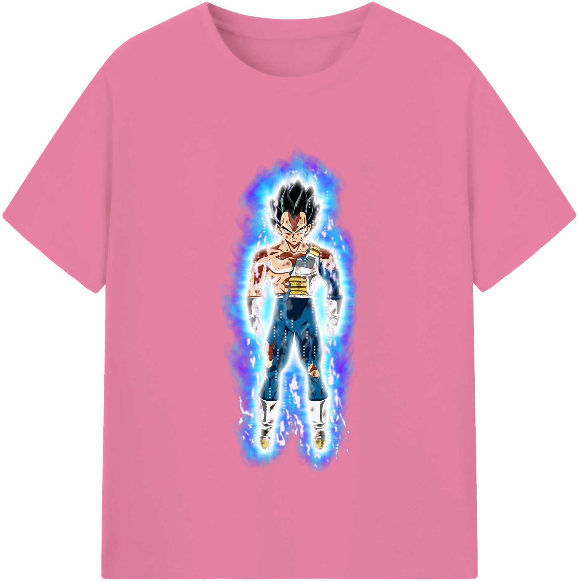 （画像用） ドラゴンボール ベジータ四世（Bejīta Yonsei）DRAGON BALL Vegeta IV 綿100％半袖Tシャツ（フロントプリント）
